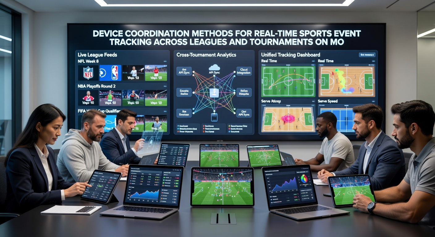 Detailed view of synchronized mobile apps tracking real-time sports data across devices