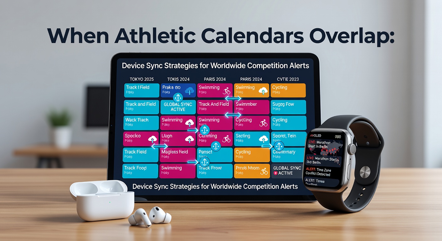 Geräteübergreifende Synchronisation von Sportbenachrichtigungen bei überschneidenden Terminen